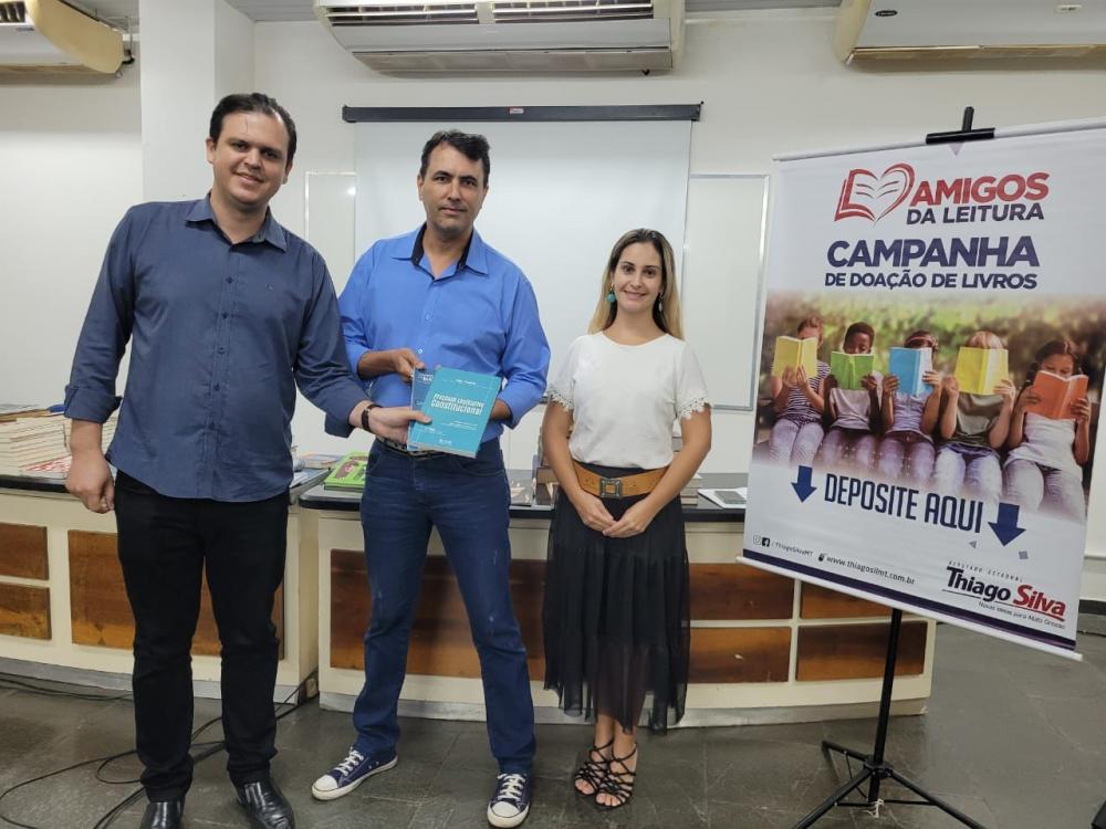 Projeto de Thiago Silva garante incentivo à leitura em Rondonópolis