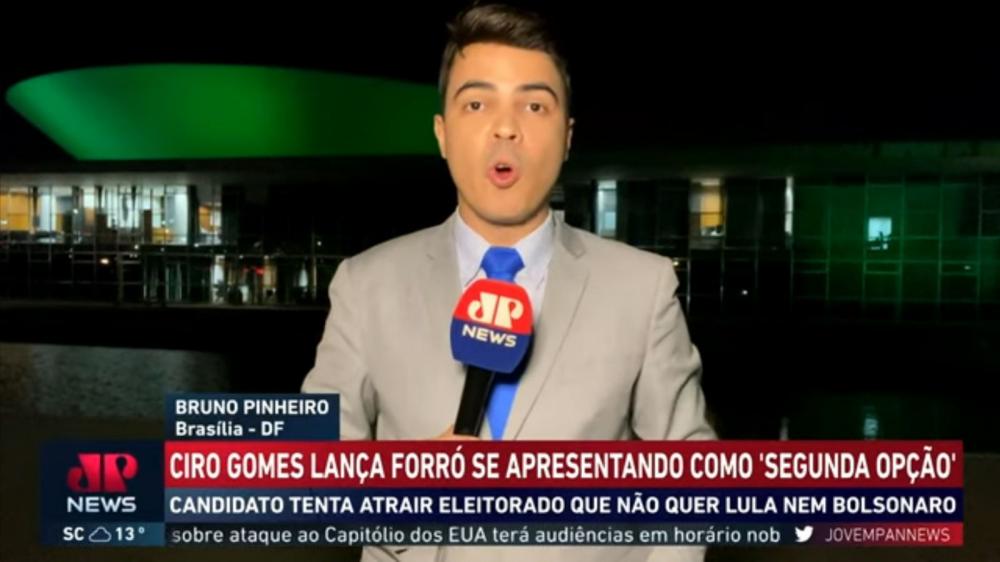 Bruno Pinheiro é o novo contratado da TV Jovem Pan News