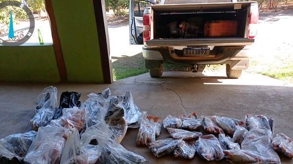 Sema apreende 114 kg de pescado ilegal em empreendimento comercial no Manso