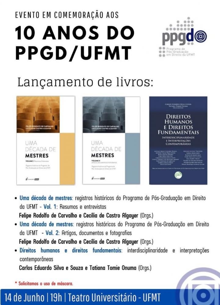 Curso de Mestrado em Direito da UFMT celebra 10 anos 