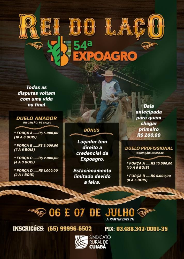 Abertas inscrições para Prova do Laço da 54ª Expoagro