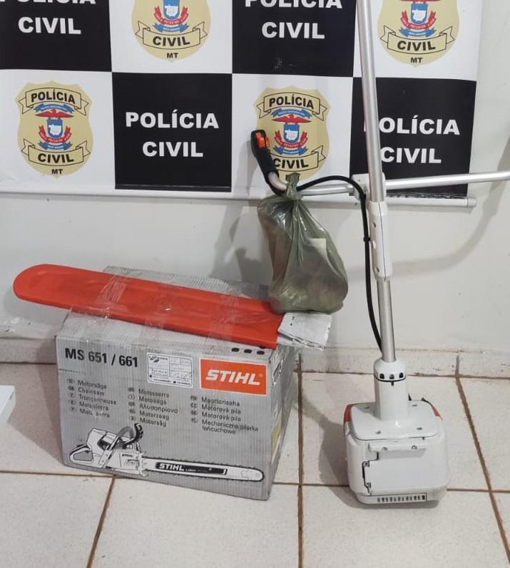 Equipamentos agrícolas oriundos de estelionato em Água Boa são recuperados em Barra do Garças