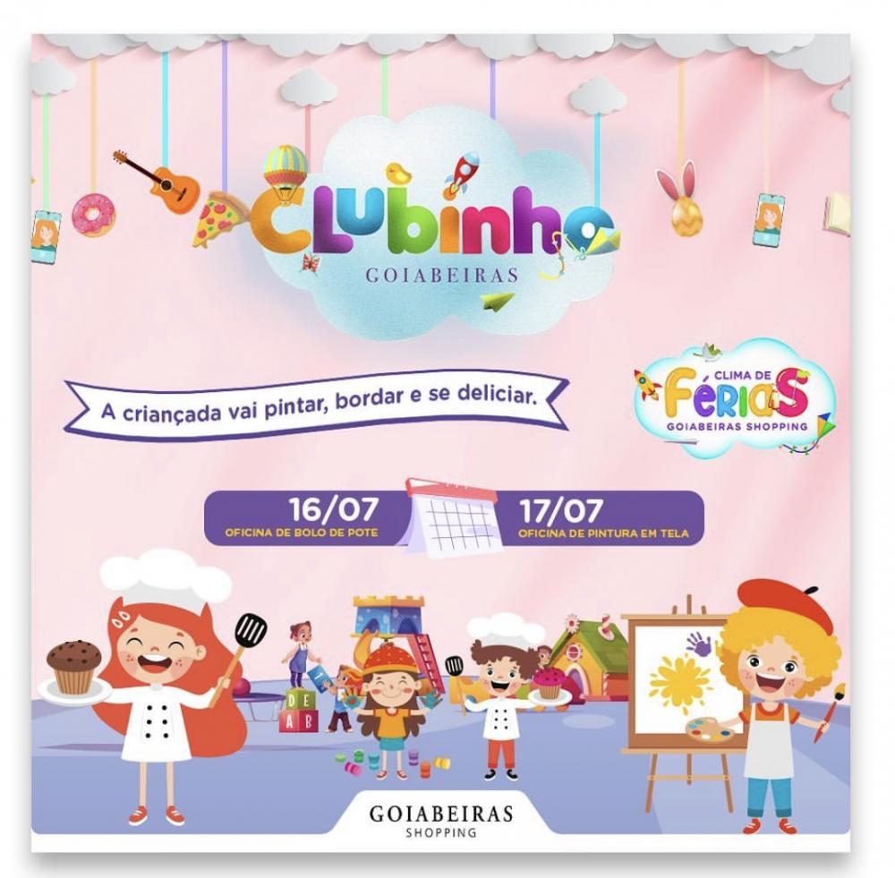 Oficina de Bolo de Pote e de Pintura em Tela, cinema e kart são opções do Goiabeiras para o fim de semana