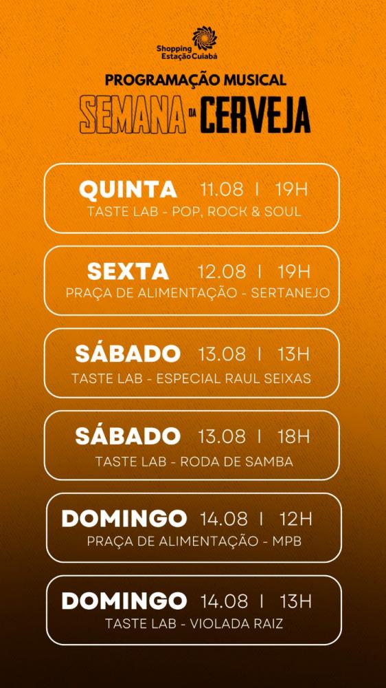 Semana do Dia dos Pais com várias atrações para toda a família