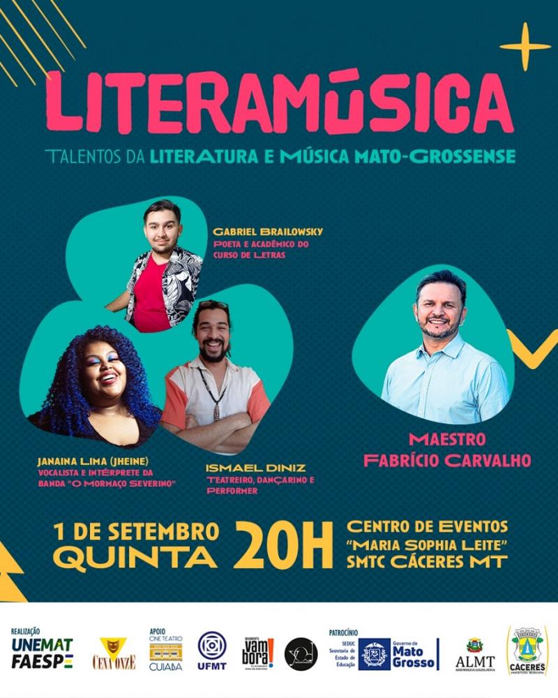  A cidade de Cáceres é a próxima a receber o Literamúsica