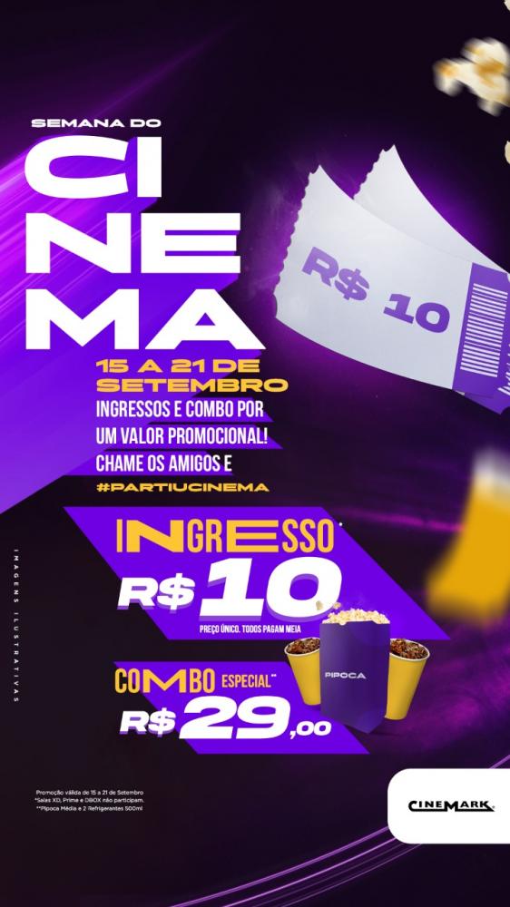 Cinemark Goiabeiras participa de campanha inédita que celebra a volta do público às salas de cinema em todo o país