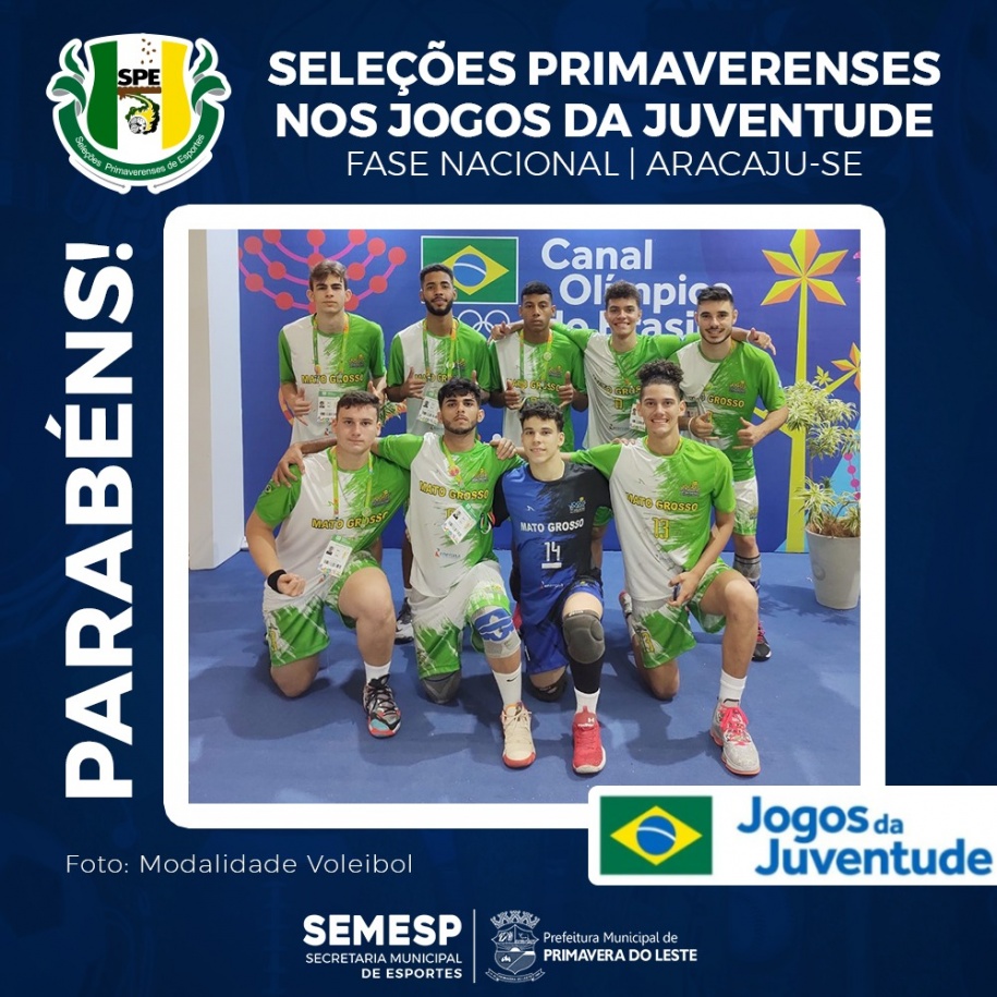 Primavera do Leste participa dos Jogos da Juventude em Aracaju