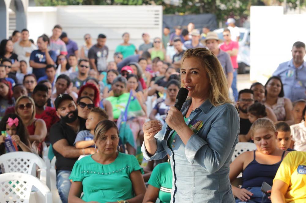 Em Nova Mutum, Marcia afirma que fará gestão municipalista e irá construir 50 mil casas populares em MT 