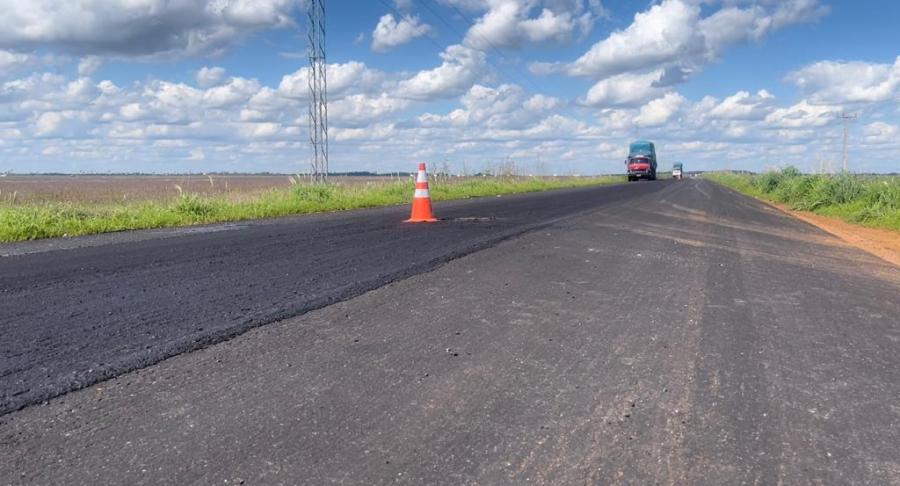 Revitalização da MT-448 segue cronograma e deve ser concluída em 150 dias