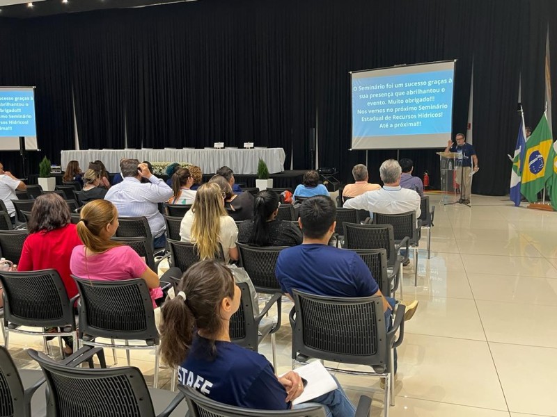 Seminário debate política estadual de recursos hídricos