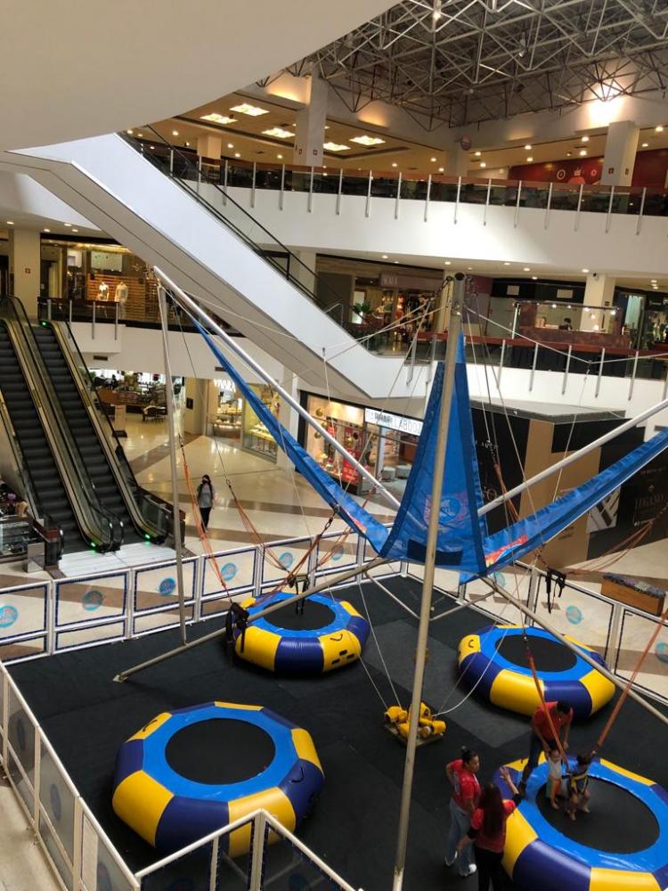  ‘Aero Jump’ e outras atrações garantem a diversão no final de semana no Goiabeiras