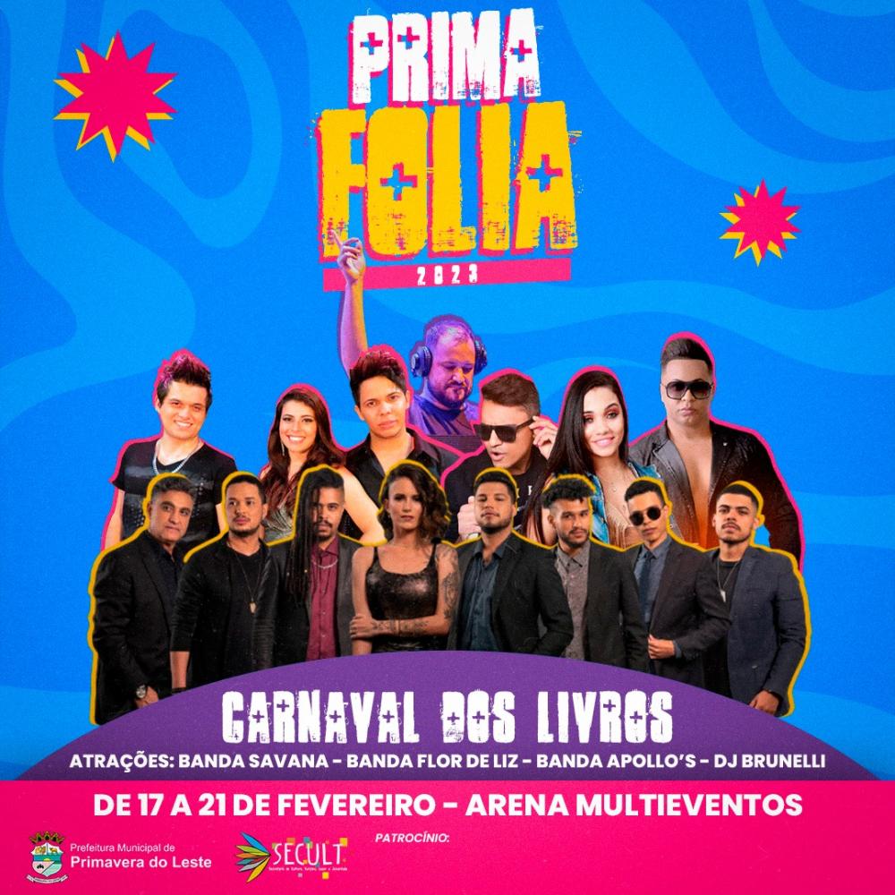 Confira a programação do Primafolia 2023