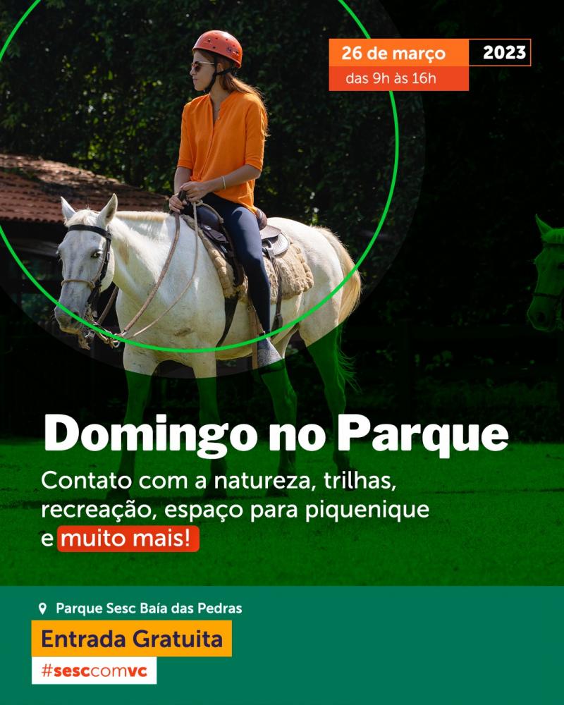 Parque Sesc Baía das Pedras terá Cris Chaves e Izafeh como atrações neste domingo (26)