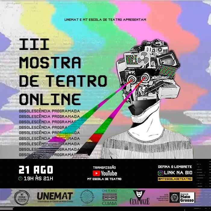 Unemat e MT Escola de Teatro apresentam a III Mostra de Cenas Online