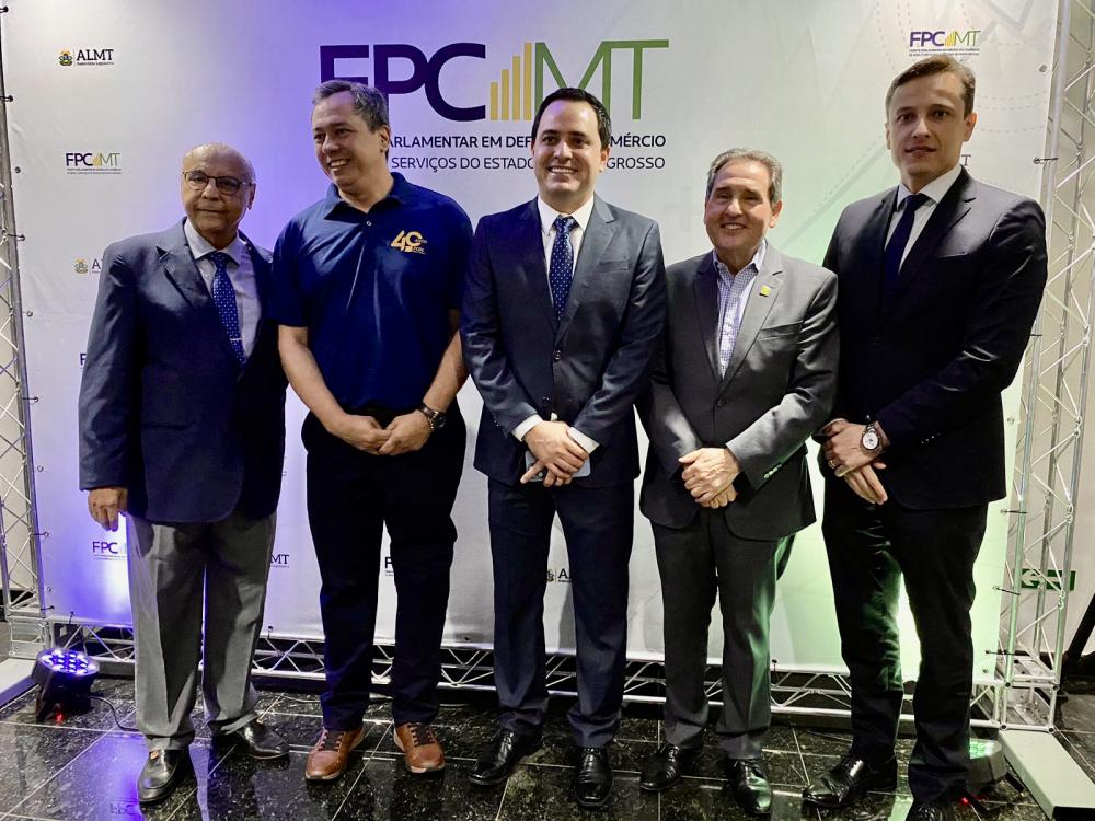 Facmat participa da instalação da Frente Parlamentar do Comércio de Bens e Serviços na ALMT