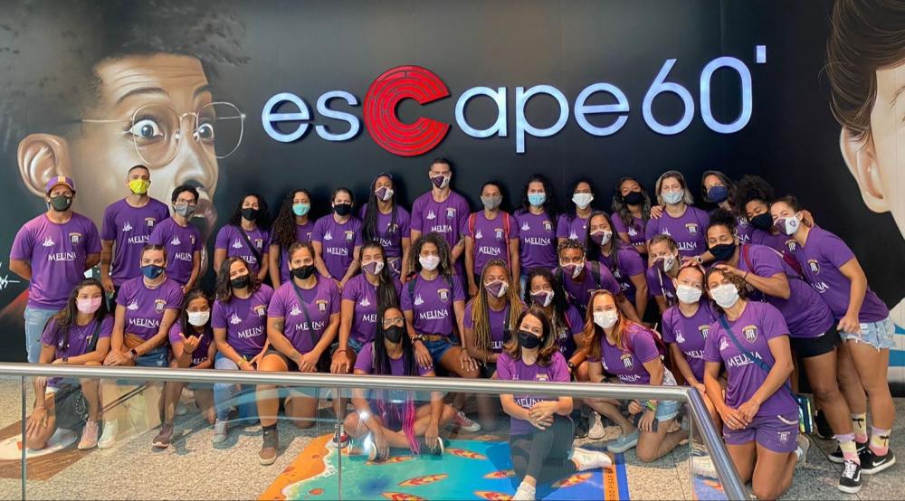 Melina Rugby realiza atividades no Escape 60 Cuiabá 