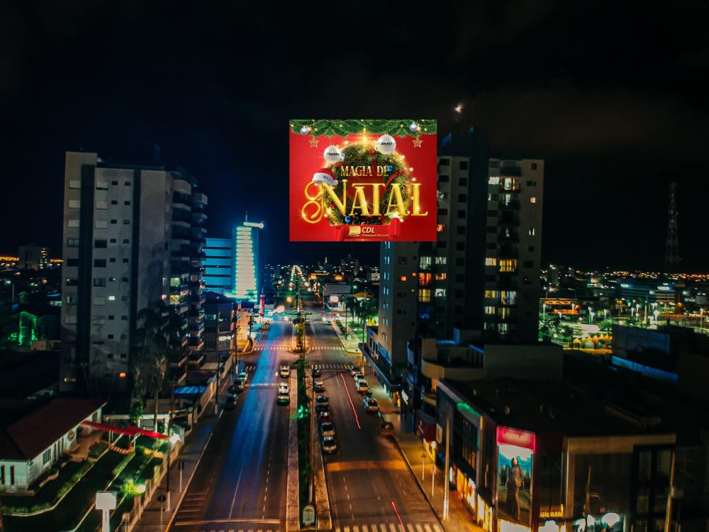Natal em Primavera do Leste: CDL sorteia lote residencial e 15 vales compras de R$ 1 mil