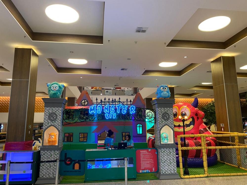 Monstros, diversão e emoção agitam shopping de Cuiabá com 'Monster Kid'