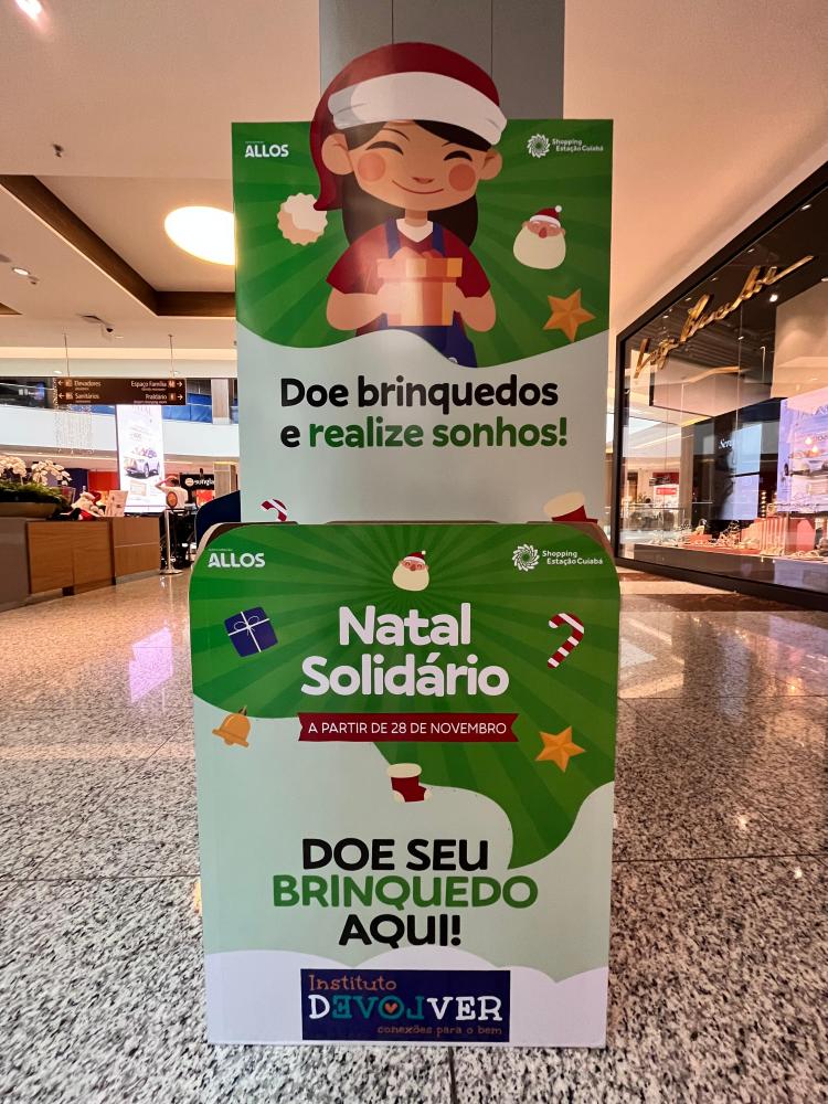 Natal solidário arrecada brinquedos para crianças carentes em Cuiabá
