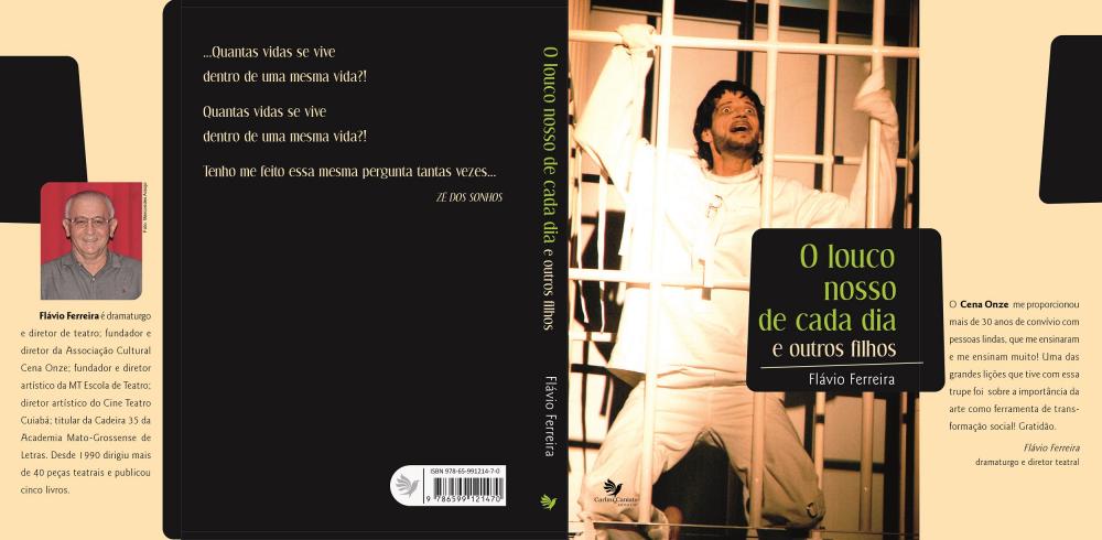 Livro que reúne textos teatrais será lançado na próxima semana, no Cine Teatro Cuiabá