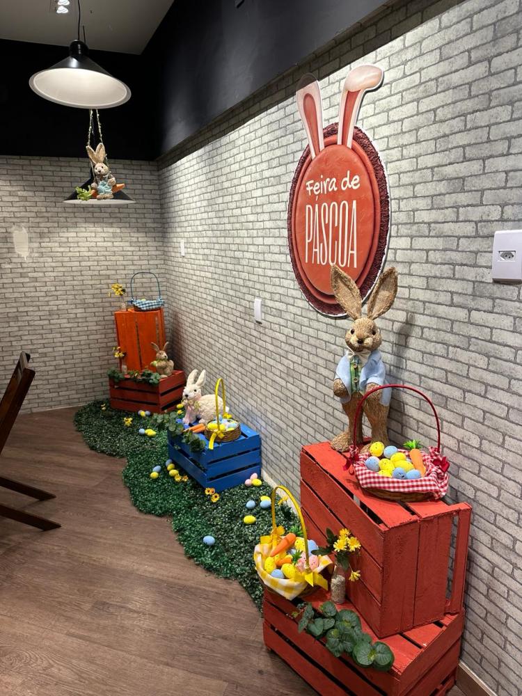 Ovos de chocolate, artesanato e oficinas integram ‘Feira de Páscoa’ no Goiabeiras Shopping