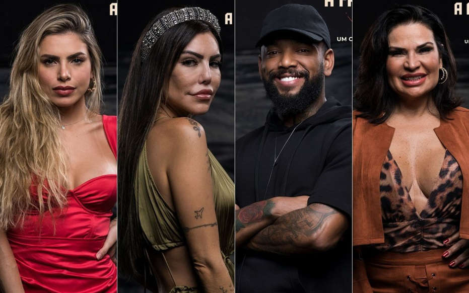 'A Fazenda 13': Borel, Liziane, Solange e Erika estão na primeira roça