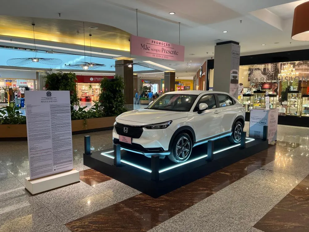 Shopping da capital sorteia New HR-V EX em homenagem ao Dia das Mães