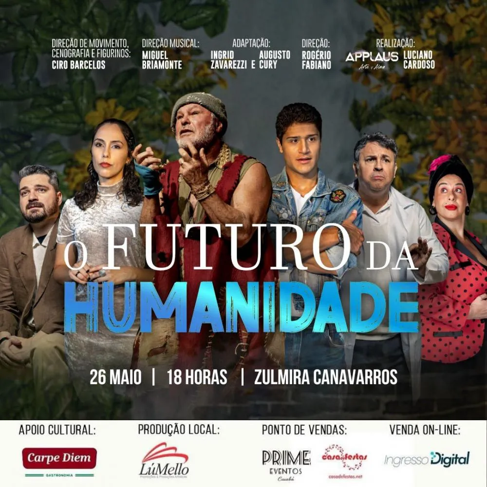 O Futuro da Humanidade, de Augusto Cury, será apresentado em Cuiabá 