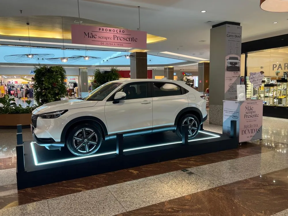 Em homenagem às mães, shopping sorteia New HR-V EX