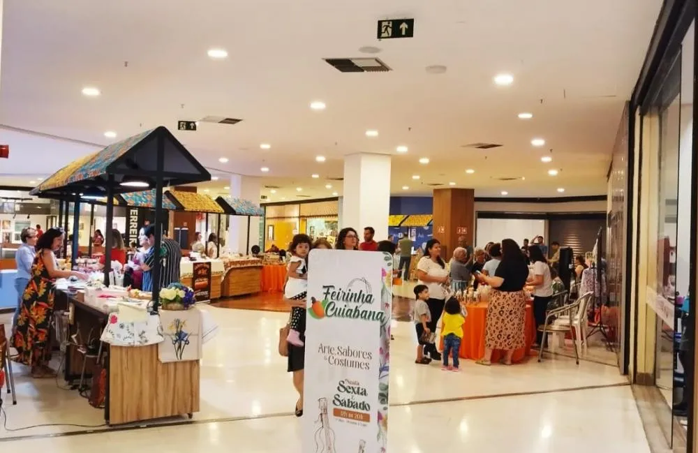 Feirinha Cuiabana movimenta Goiabeiras Shopping com artesanato e gastronomia a partir desta quinta (11)