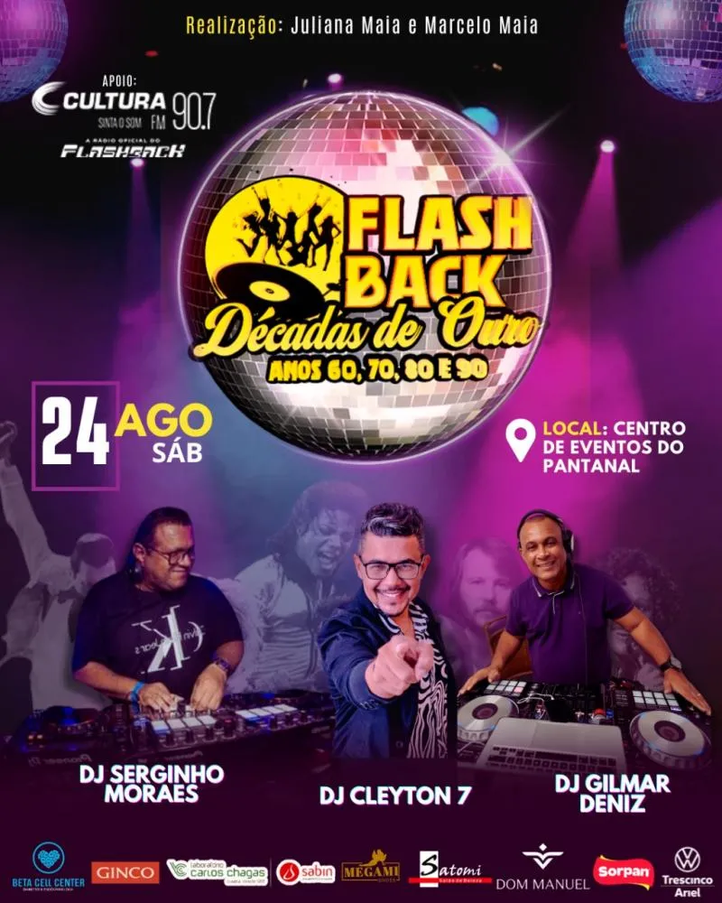 Flashback histórico promete agitar a noite cuiabana
