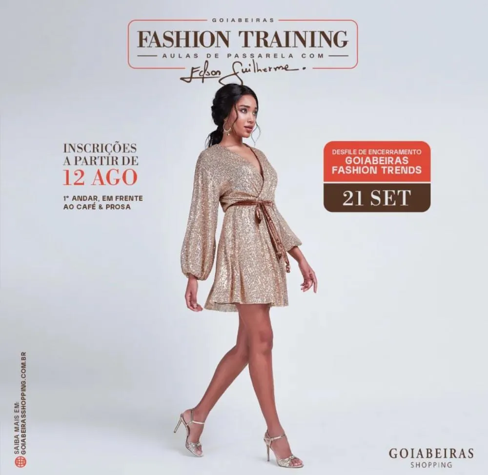 Shopping oferece curso de passarela ‘Goiabeiras Fashion Training’ em setembro