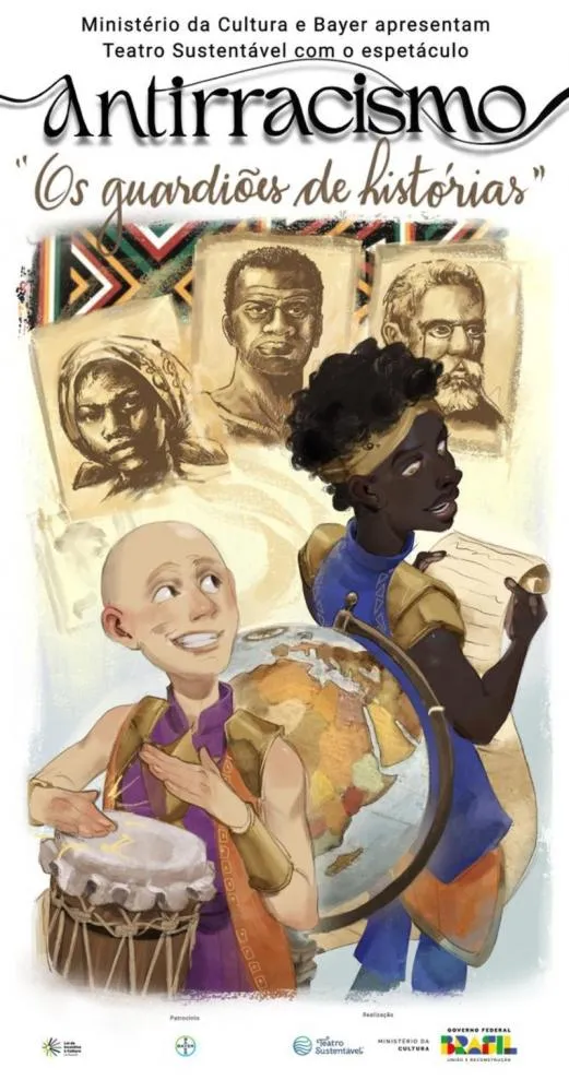 Peça infantil sobre heróis negros é apresentada gratuitamente em Campo Verde e Sorriso (MT)