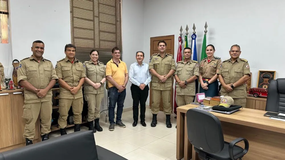 Facmat e Corpo de Bombeiros discutem parcerias para reforçar segurança no comércio