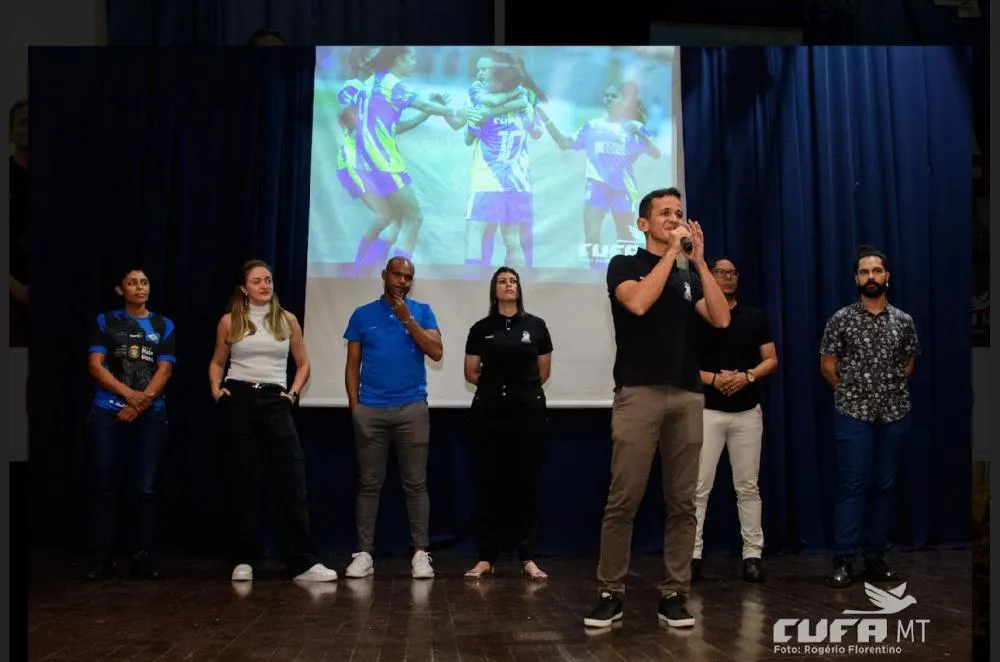 Lançamento da Taça das Favelas MT 2024 lota anfiteatro do Liceu Cuiabano