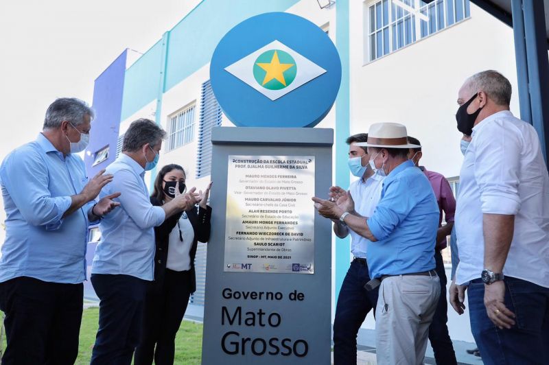 Governador inaugura nova escola em Sinop: “Estamos demonstrando com atitudes nosso compromisso com a Educação”