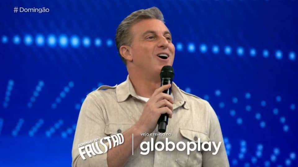 Ops! Globo erra e coloca logo de Faustão para Luciano Huck