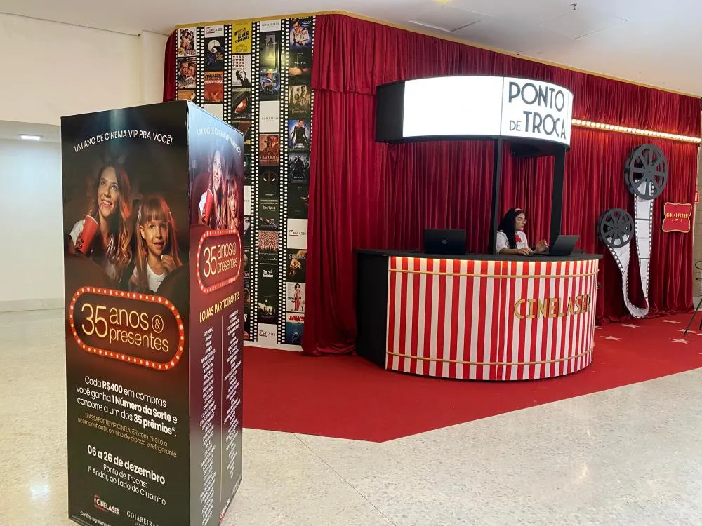 Que tal ganhar um ano de cinema com acompanhante, pipoca e refri?
