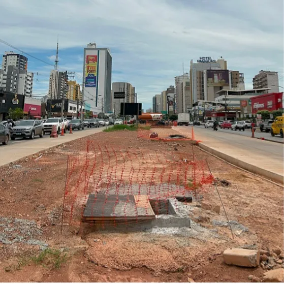 Obras do BRT afetam 90% dos empresários em Cuiabá; CDL busca soluções