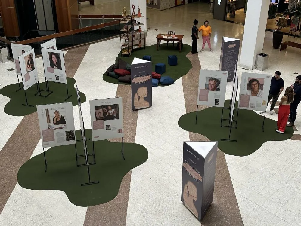 “Mulheres que Escrevem a História” faz homenagem a 25 mulheres escritoras no Goiabeiras Shopping 