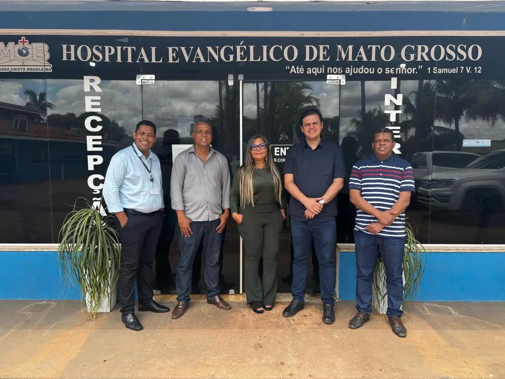 Deputado Thiago Silva visita Hospital Evangélico e solicita recursos ao Governo