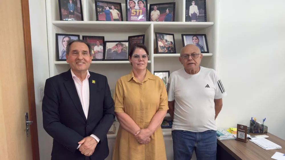 Presidente da Facmat realiza visita institucional à deputada federal Coronel Fernanda