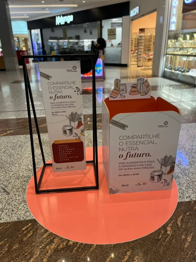 Shopping da capital promove campanha solidária para arrecadação de alimentos