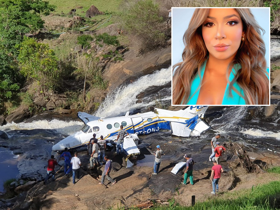 Marília Mendonça e mais 4 morrem em queda de avião no interior de MG