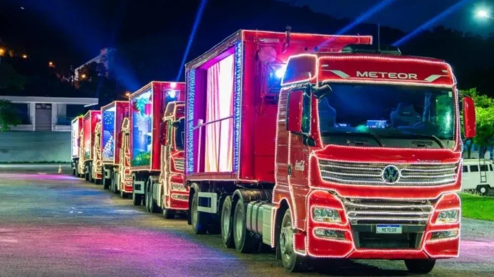 Goiabeiras Shopping recebe primeira parada da caravana de Natal da Coca-Cola nesta sexta (19)