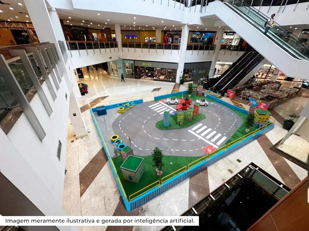 ‘Minicidade’ transforma férias de janeiro em diversão para crianças no Goiabeiras Shopping 