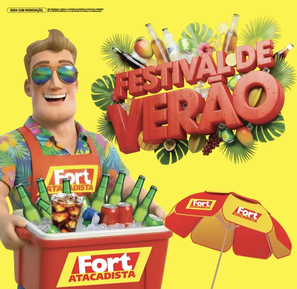 Festival de Verão do Fort Atacadista une economia, variedade e oficina de drinks aos clientes