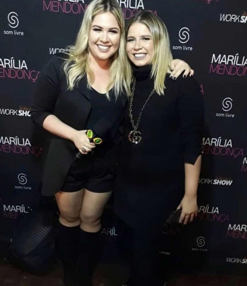 Jornalista tieta Maiara e Maraisa e choca dupla por semelhança com Marília Mendonça