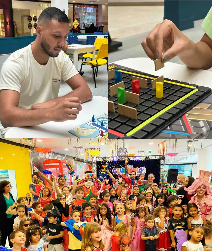 Goiabeiras Shopping entra no clima do Carnaval com bailinho infantil e jogos de tabuleiro
