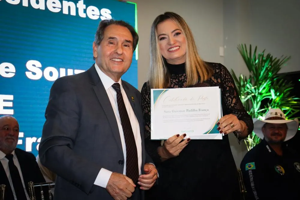 Presidente da Facmat prestigia posse da nova diretoria da Associação Comercial em Campo Verde